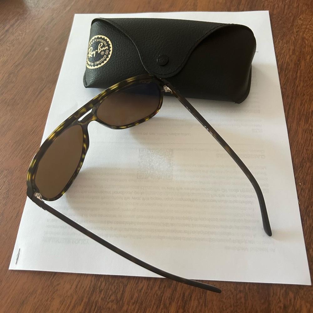 Ray-Ban Brown and Yellow Sunglasses